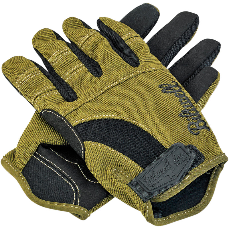 BILTWELL Moto Gloves Olive/Black