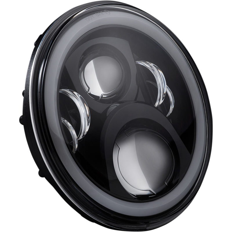 (OPEN BOX) Custom Dynamics Headlamp - CD-7-14-B For Harley Motorcycles 1986-2026