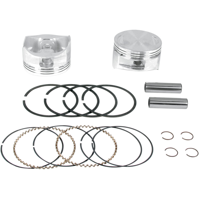 S&S Cycle Piston Kit - 92-1401 For Harley Motorcycles 1984-1999