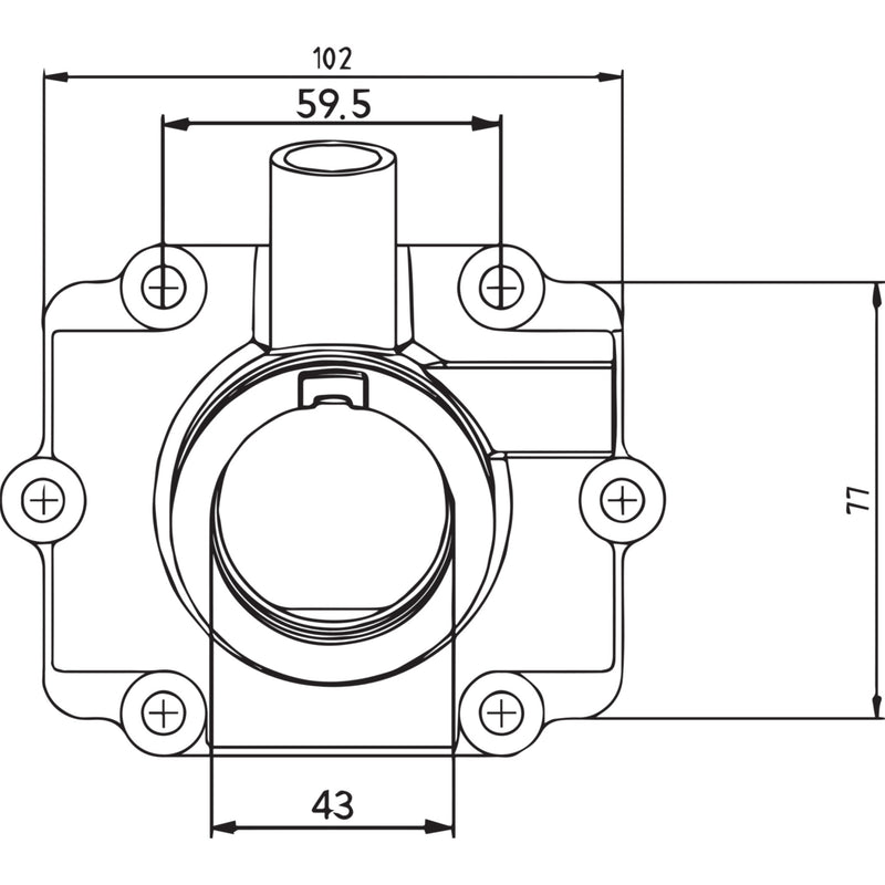 Kimpex Mounting Flange - 301733 Polaris Snowmobiles 1997-1998