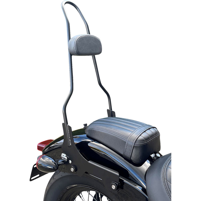 MOTHERWELL 1501-0760 MWL-196-18-GB 23" Quick Release Sissy Bar Quick Release Sissy Bar - 23" - With Pad - Gloss Black