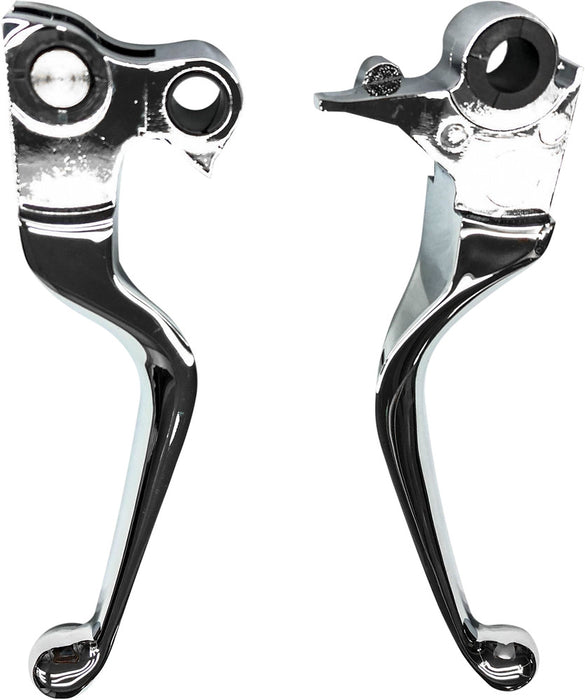 Harddrive 820-54358 053502 SMOOTH LEVER SET CHROME BT 07-UP EXCEPT FLT 08-UP