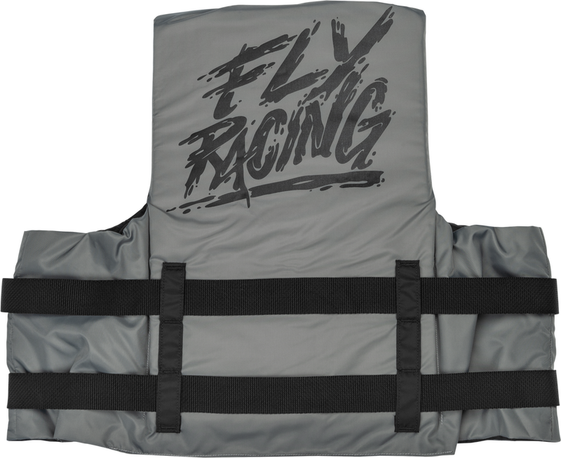 Fly Racing 221-30411XS 221-30411XS NYLON FLOTATION VEST GREY/BLACK XS