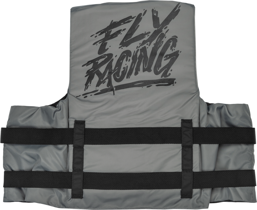 Fly Racing 221-30411S 221-30411S NYLON FLOTATION VEST GREY/BLACK SM/MD