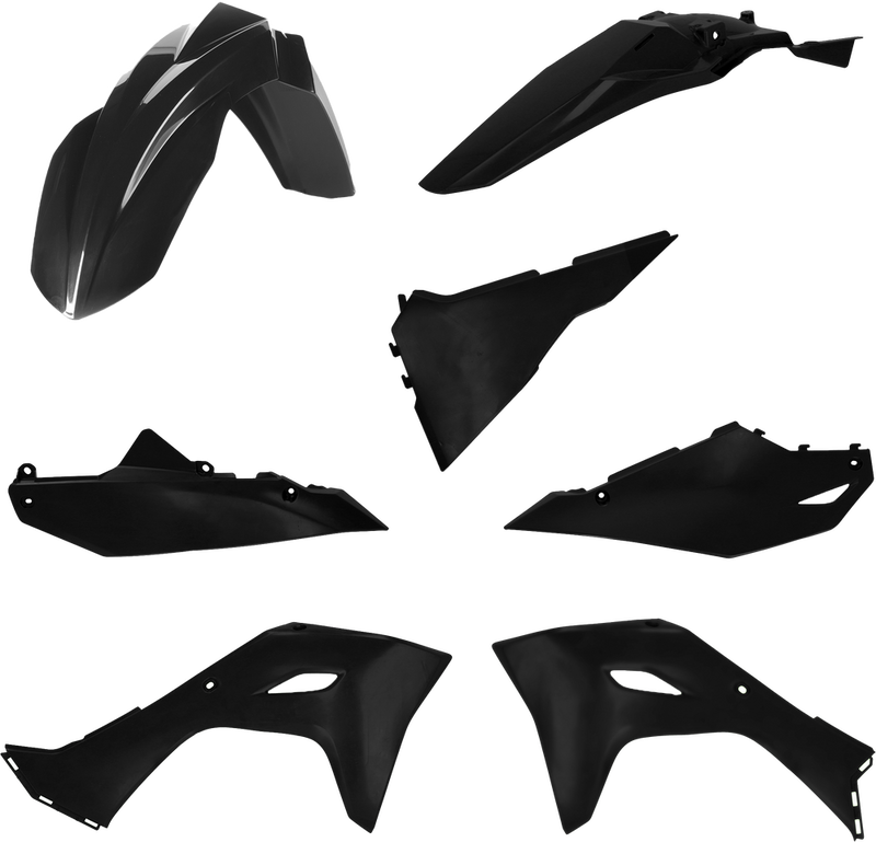 Acerbis Plastic Kit Kawasaki Black - 2983560001 Kawasaki KX 450 2024