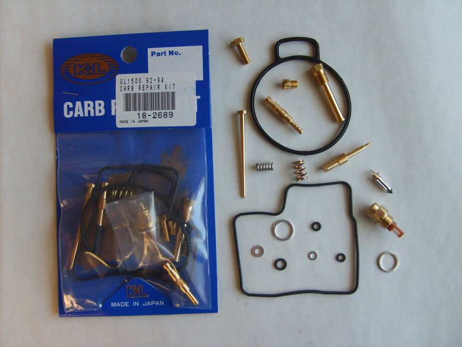 K&l Supply Carburetor Repair Kit - 18-2689 Honda GL1500A Gold Wing Aspencade / GL1500E Gold Wing / GL1500I Gold Wing Interstate 1992-1994