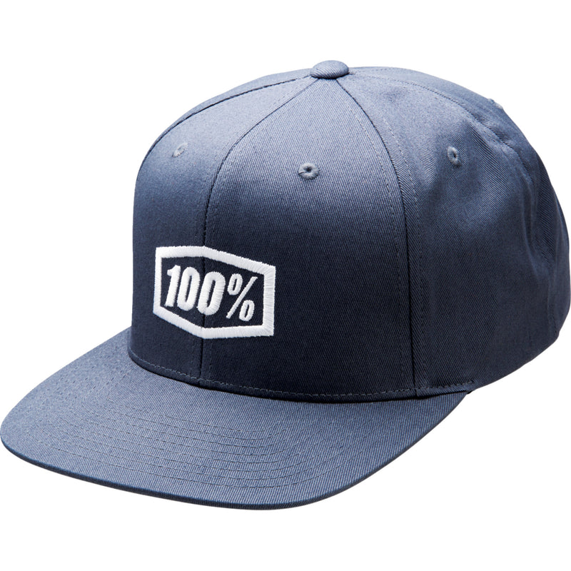 100% 2501-3887 20047-00001 Youth Icon Snapback Hat heather charcoal - one size