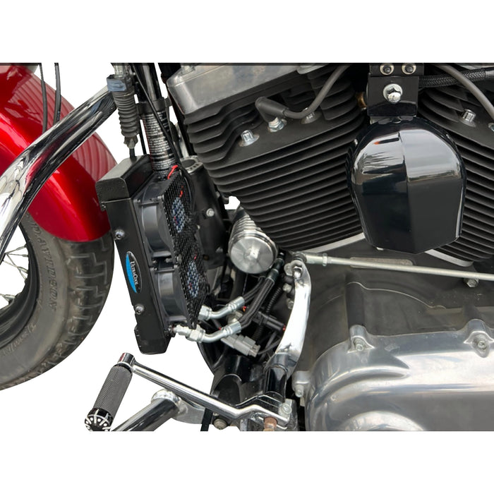 ULTRACOOL 0713-0267 SMT-4NSS Oil Cooler Kit naked black - touring/trike