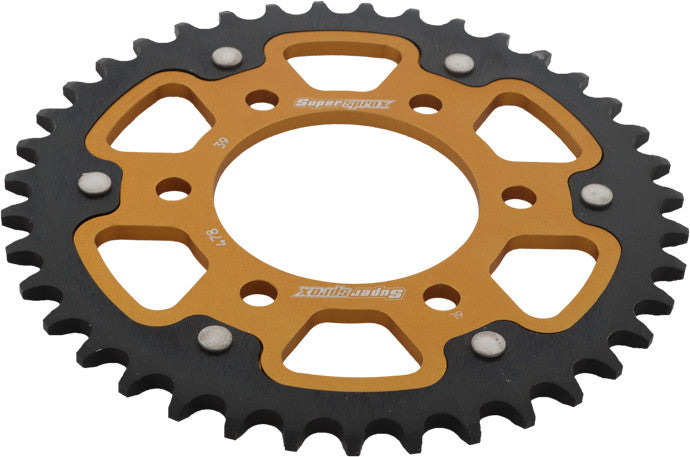Supersprox 108-478639 RST-478-39-GLD REAR STEALTH SPROCKET ALU/STL 39T-520 GLD KAW/POL