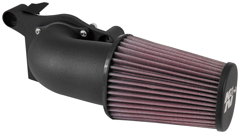K & N K63-1138 Aircharger Intake System Black - 63-1138 For Harley Motorcycles 2017-2022