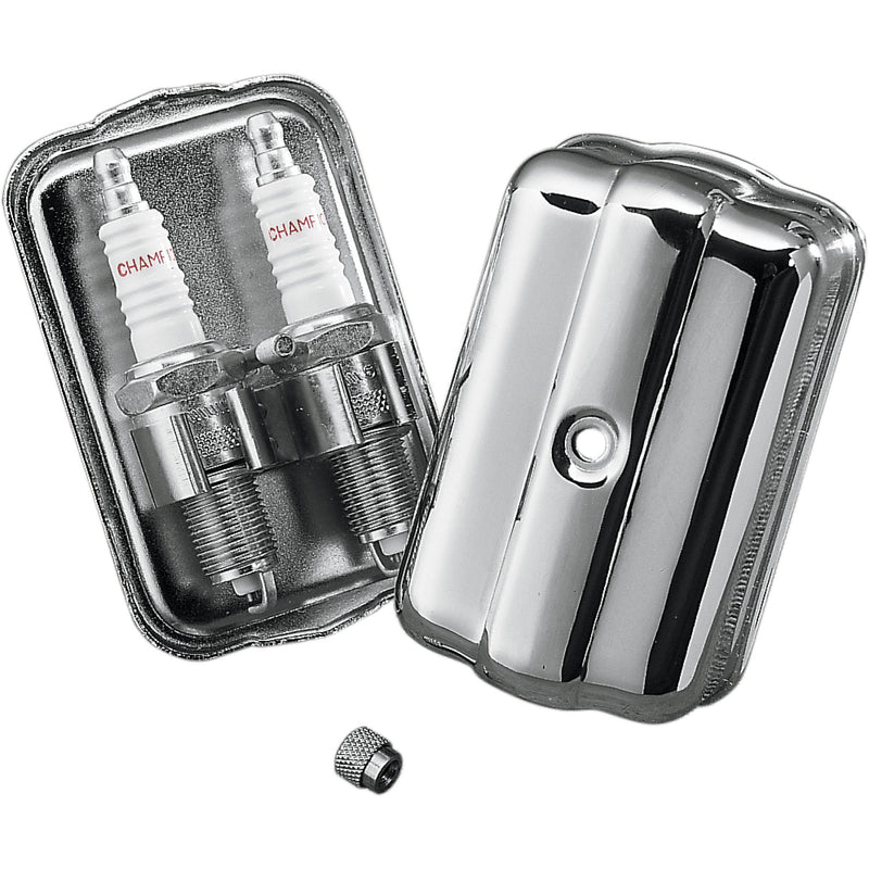 DRAG SPECIALTIES DS-196091 Chrome Spark Plug Holder Plug Holder - Chrome - F/H-D