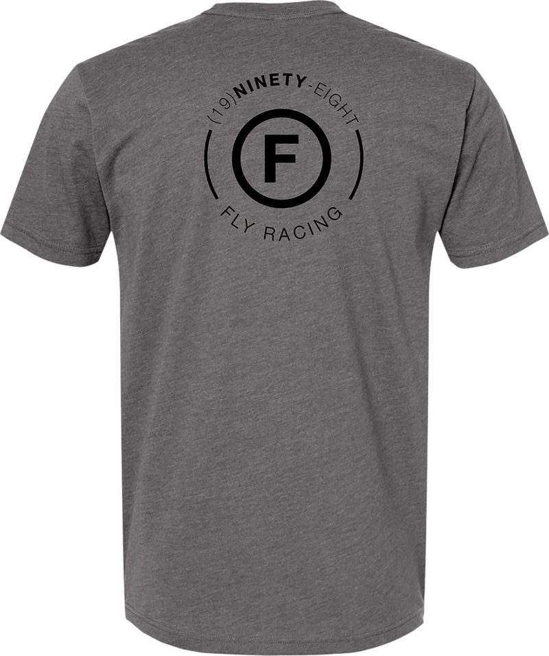 Fly Racing 354-0317S 354-0317S FLY ATOM TEE GUNMETAL HEATHER SM