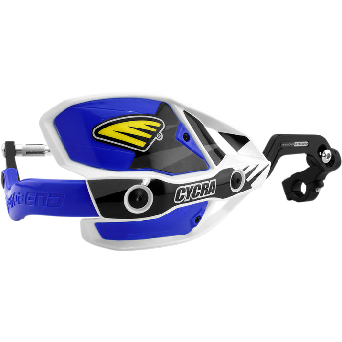 CYCRA 0635-1196 1CYC-7408-62X Ultra Probend CRM Wrap Around Handguards for 1-1/8" Handlebars Handguards - Ultra - Oversized - White/Blue