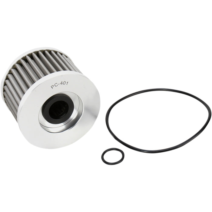 PC RACING 0712-0386 PC401 Flo® Stainless Steel Oil Filter honda
