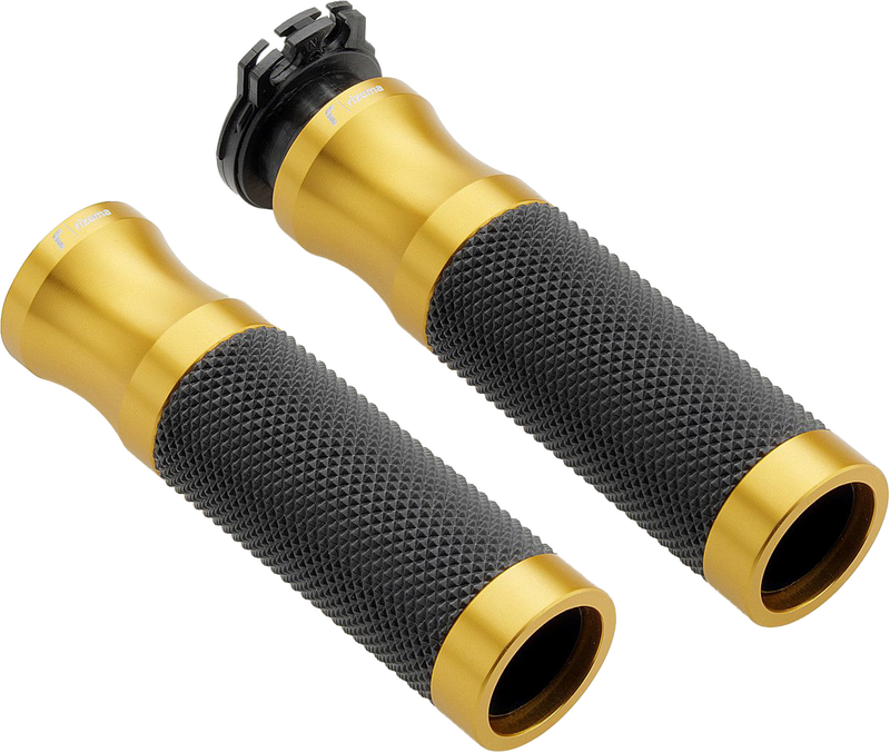 Rizoma Grips Sport 22MM Gold - GR205G For Honda CBR650R 2023 | Kawasaki 650 2023 | Moto Guzzi Stone 2023