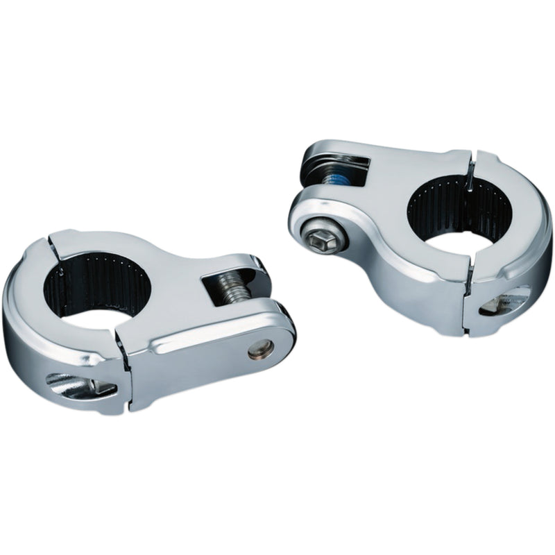 (OPEN BOX) Kuryakyn Brute Highway Peg Mounts Chrome 1.25" - KUR7617