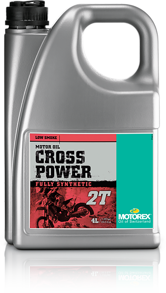 Motorex Cross Power 2T 4L - 303359 For Ski-Doo Snowmobiles 2002-2019 | Husqvarna Dirt Bikes 2003-2018 | Kawasaki Dirt Bikes 2002-2018