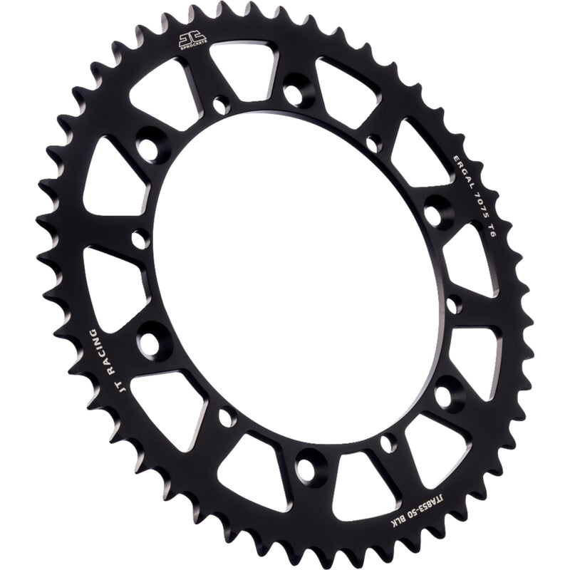 JT SPROCKETS 1211-2606 JTA853.50BLK RaceLite Aluminum Rear Sprocket Rear Sprocket - Black - 50 Tooth - Yamaha
