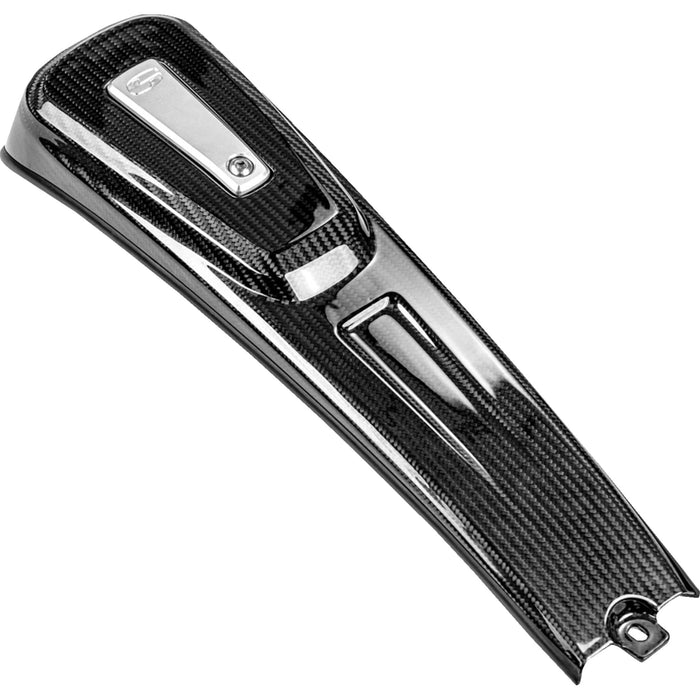 SADDLEMEN 0520-4422 CF-822-29-002 Side Fill Carbon Fiber Dash Console Dash Console - Side Fill - Carbon Fiber/Gloss - Harley-Davidson® - Softail