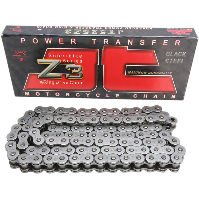 JT CHAINS 1223-1071 JTC525Z3-118RL 525 Z3 Heavy Duty X-Ring Sealed Drive Chain 525 Z3 - Heavy Duty Drive Chain - 118 Links