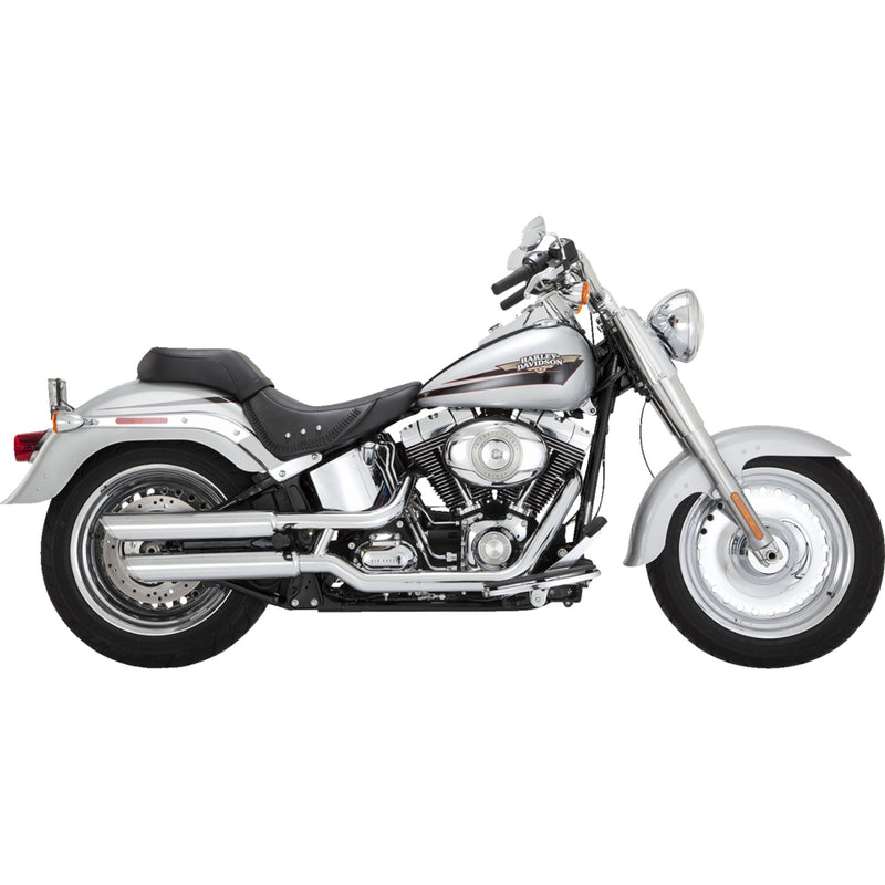 Vance & Hines Twin Slash Muffler - 16343 For Harley Softail 2010-2017