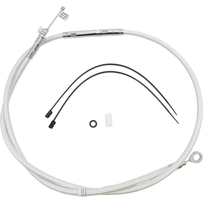Magnum Shielding High-Efficiency Braided Sterling Chromite II® Clutch Cable 67-1/4" - 32056HE For Harley Motorcycles 1986-2006