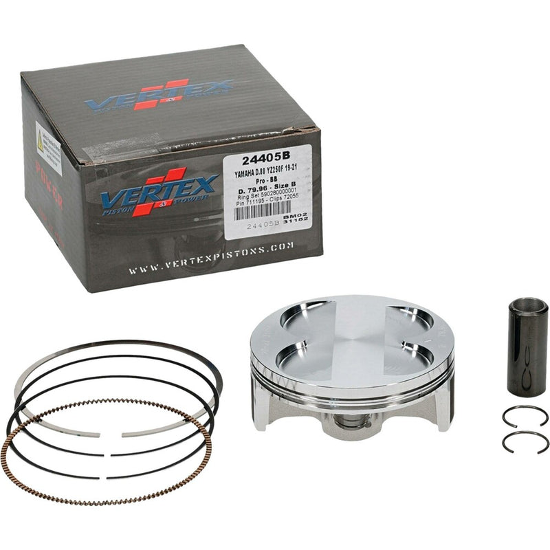 Vertex Piston Kit BB Forged 79.96/+3.00 13.8:1 - 24405B Yamaha YZ 250 / WR 250 2019-2024