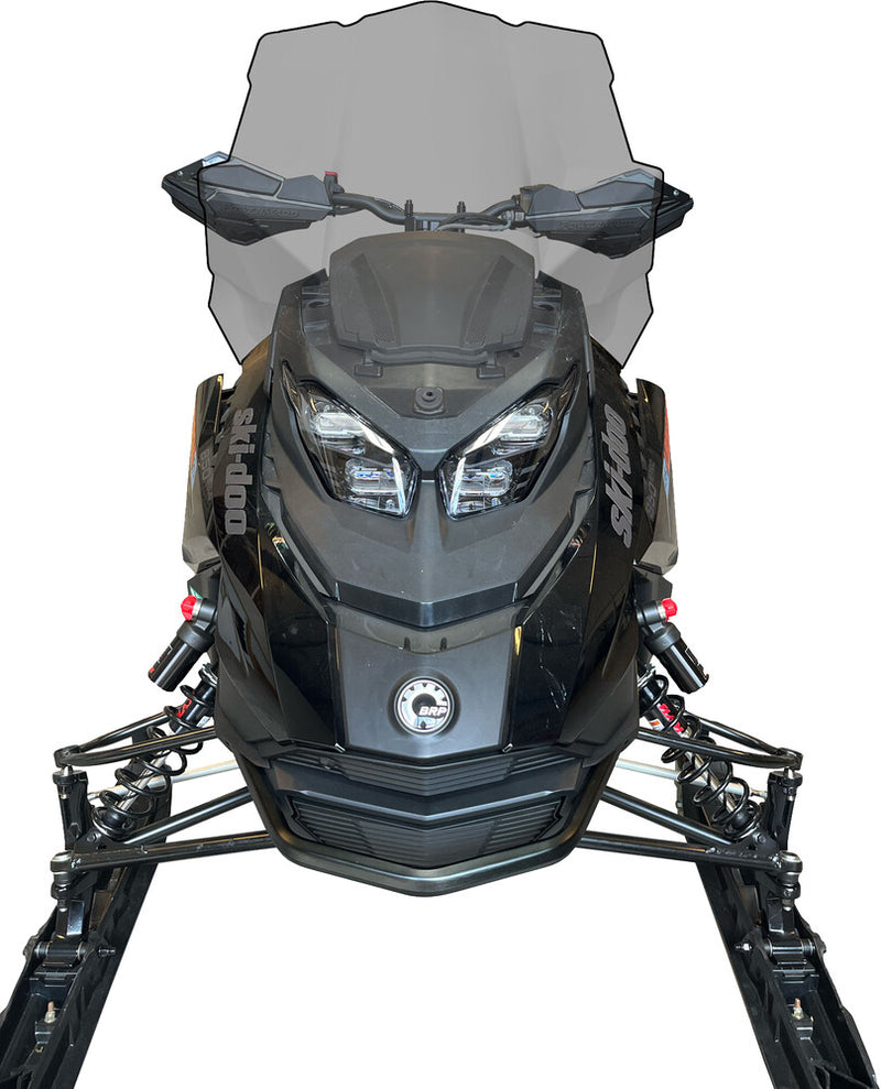 Powermadd Cobra W S Tall Clear 21" W Black Fade - 13740 Ski-Doo Snowmobiles 2023-2025