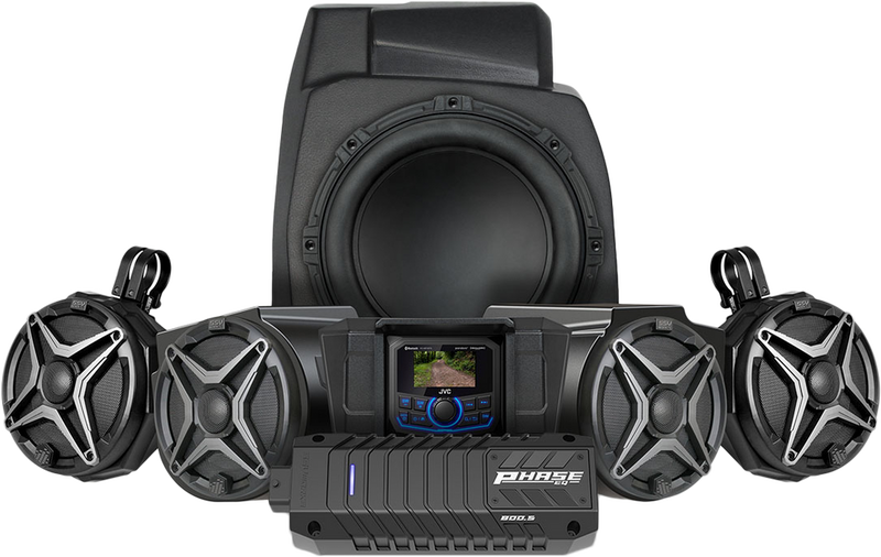 Ssv Works 5 Speaker Kit W JVC Controller - X32-PHZ4A Can-Am Maverick 2017-2025