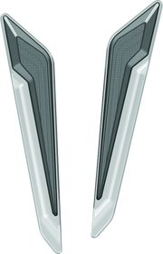 Kuryakyn 3252 Omni L.e.d. Fork Inserts 18-20 GL1800 Chrome - Photo - Primary