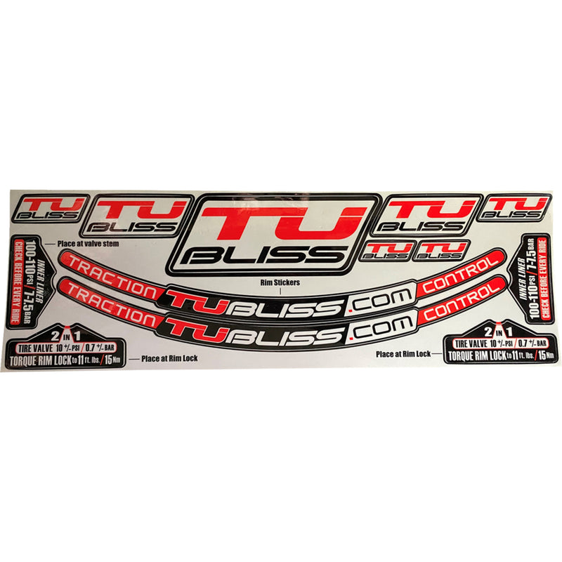 TUBLISS 4320-2569 SK1 Sticker Kit rim