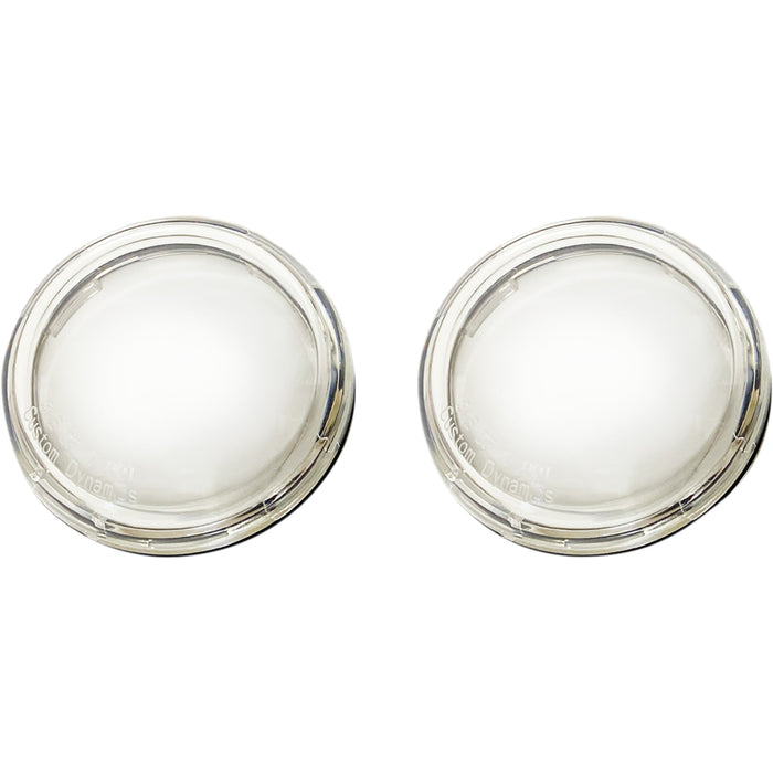 CUSTOM DYNAMICS 2020-1754 PRO-B-LENS-CLR ProBEAM® Deuce-Style Turn Signal Lenses ProBEAM® Replacement Lenses - Clear
