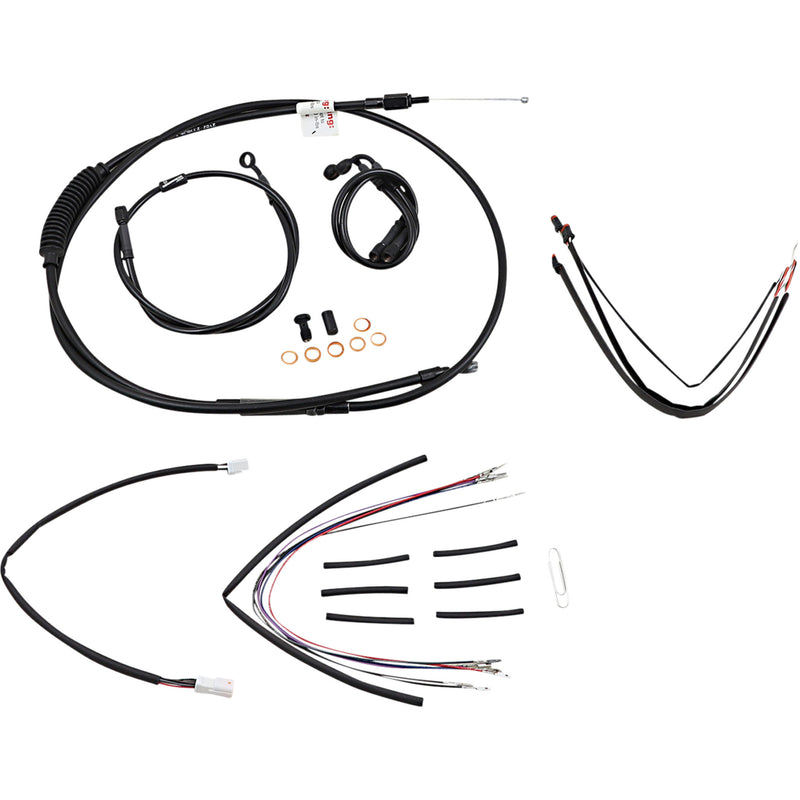 Burly Brand Complete Cable Kit - B30-1172 For Harley Road King 2014-2016