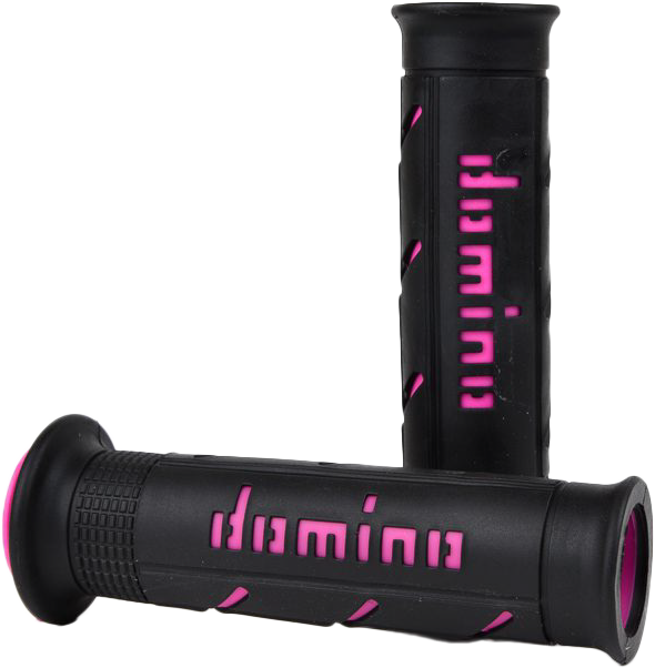 Domino Racing 58-2298 A25041C4340B7-0 XM2 GRIPS BLACK/PINK PAIR