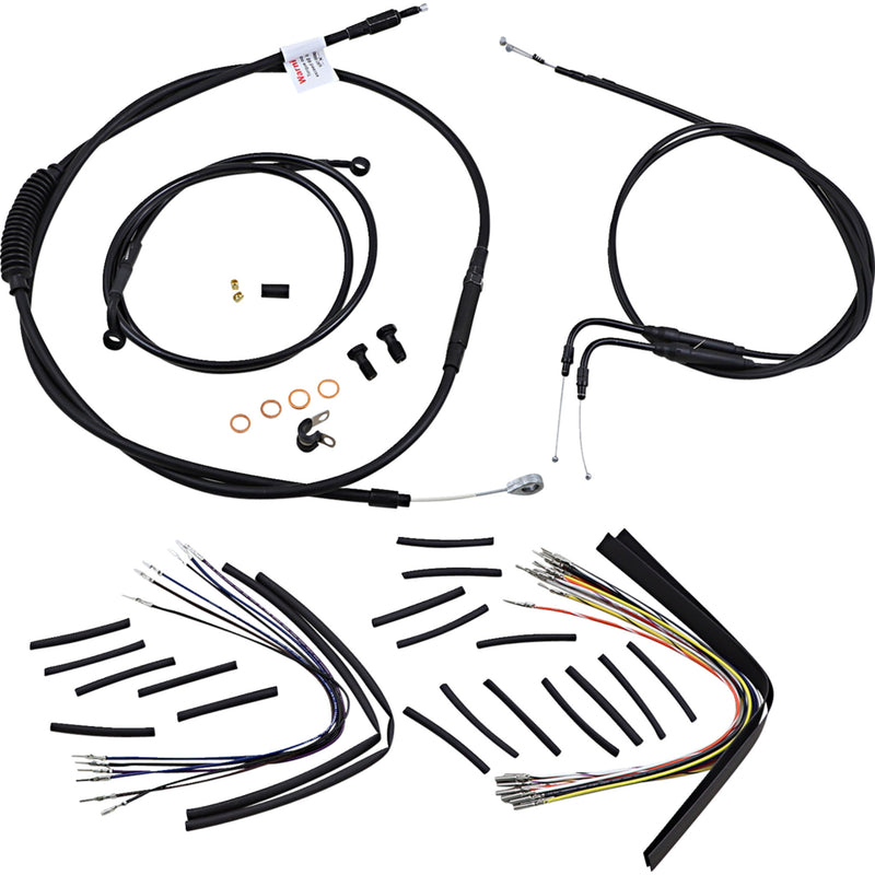 Burly Brand Complete Cable Kit - B30-1015 For Harley Softail 2000-2006