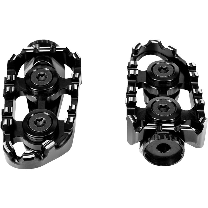 GILLES TOOLING 1620-2549 RGK-122-UF35-SET-B Tech-X Enduro Footpegs Tech-X Enduro Footpeg - Driver - Black