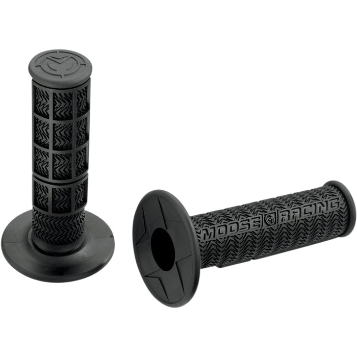 MOOSE OFFROAD 0630-0390 B01MXB Flange Style Stealth MX Grips Grips - Stealth - MX - Black