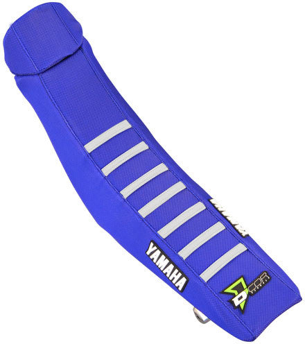 D'cor Visuals D-Cor Seat Cover 17 Star Replica Blue White - 30-50-462 Yamaha Dirt Bikes 2014-2018