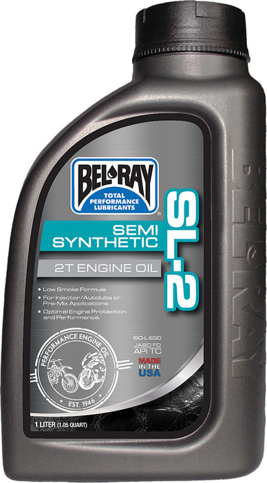 Bel-ray 840-0310 99460-B1LW SL-2 SEMI-SYNTHETIC ENGINE OIL 2T 1L