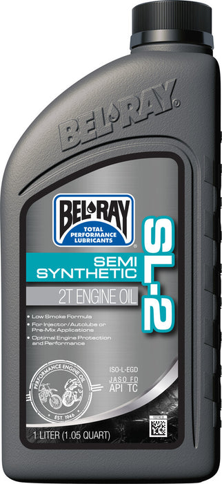 Bel-ray 840-0310 99460-B1LW SL-2 SEMI-SYNTHETIC ENGINE OIL 2T 1L