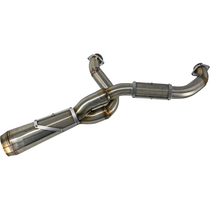 TRASK 1800-2792 TM-5132 2-into-1 Big Sexy Exhaust System stainless - m8 softail