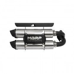 Mbrp Dual Stack S O Mflr POL - AT-9522PT Polaris RZR 2018-2020