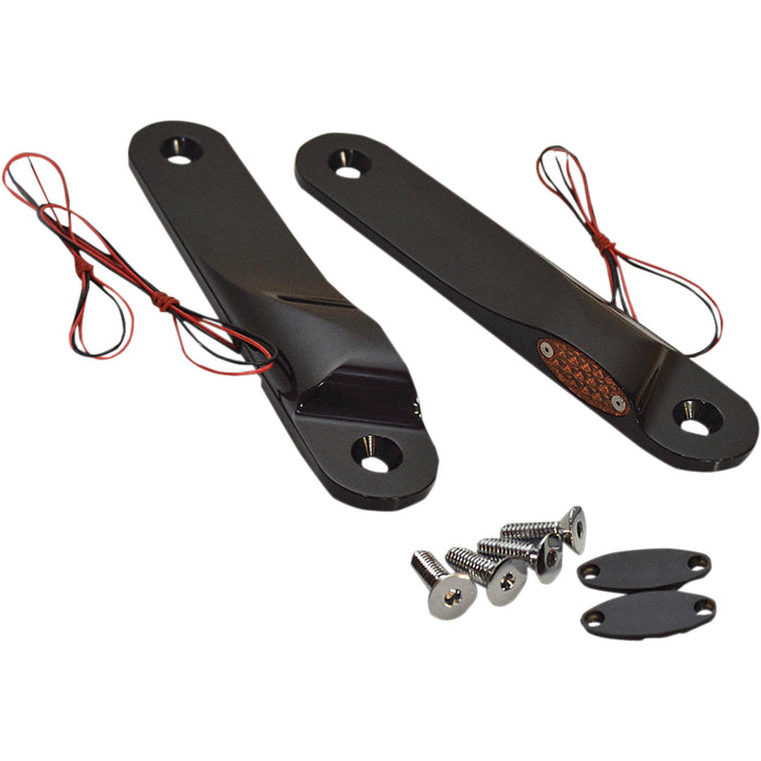 PRO-ONE PERF.MFG. 2020-1541 909109B LED Front Signal Lights LED Front Turn Signal Lights - Black