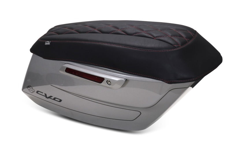 Mustang Motorcycle 88470DC Mustang 23-25 Harley CVO Road Glide (st) Deluxe Diamond Saddlebag Lid Covers - User 1
