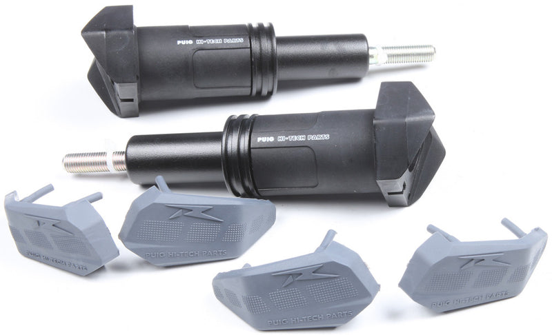 Puig Hi-Tech Parts Frame Sliders R12 Black - 6560N Honda CB500F / CB500X 2013-2020