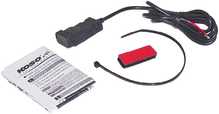 Koso North America 27-57010 K0009000 SINGLE PORT USB CHARGER