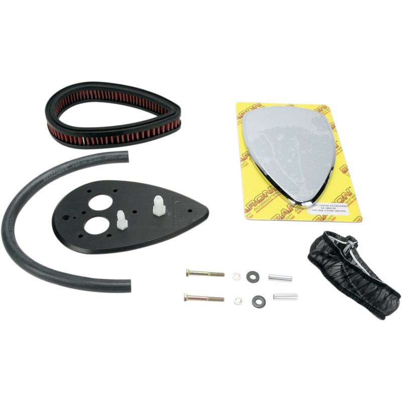 Baron Big Air Kit (BAK) Smooth Air Cleaner - BA-2074-00 Kawasaki 900 Vulcan Classic 2006-2021
