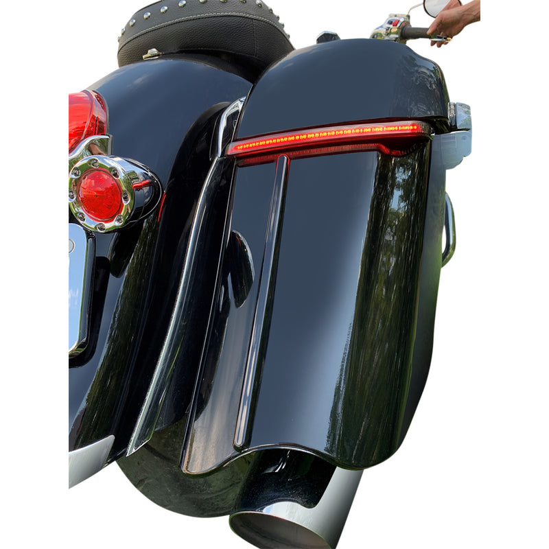 Custom Dynamics Saddlebag Trim - CD-IND-SB-T-B For Indian 2015-2026