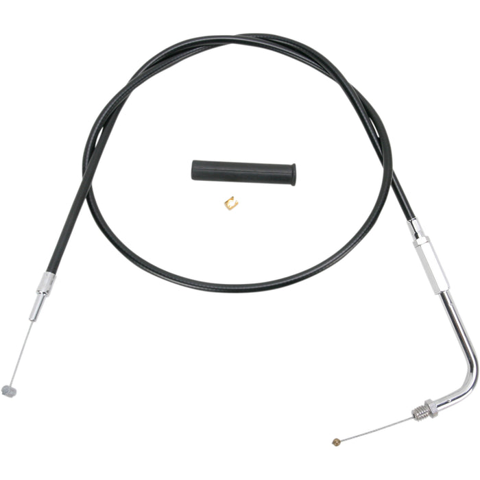 DRAG SPECIALTIES Black Vinyl Cable Throttle