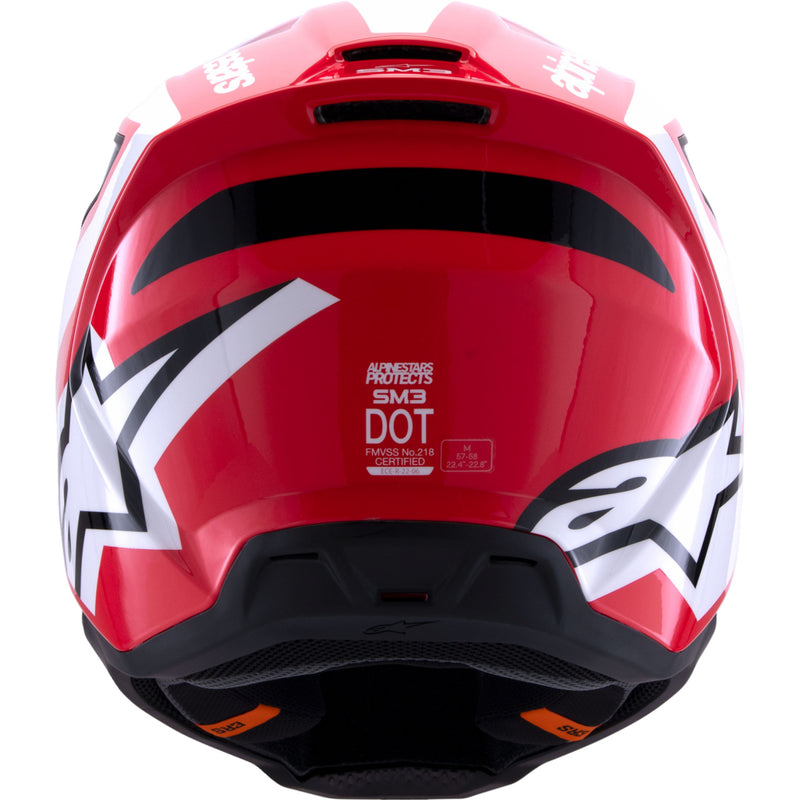 ALPINESTARS SM3 Heat Helmet - Gloss Red/White/Black